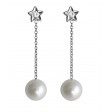 Little pearly star earrings