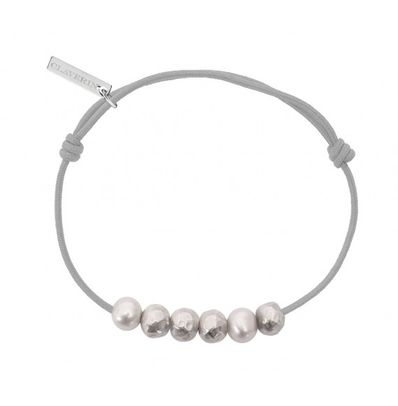 Météorites cordon gris perle