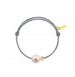 baby diamond moon cord bracelet