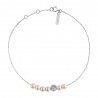 Rosary Diamond Moon Bracelet