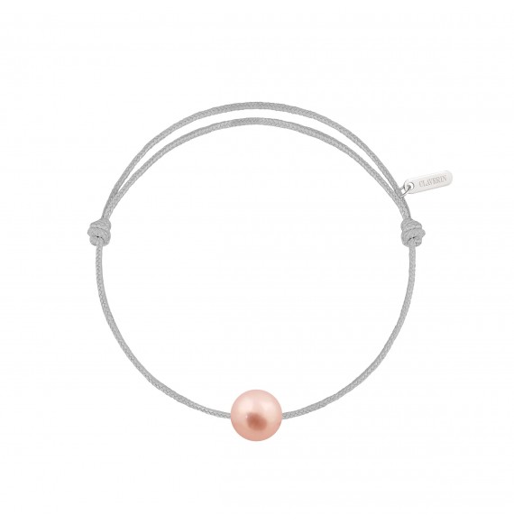 Simply pearly perle rose cordon gris perle