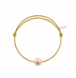 Simply pearly perle rose cordon moutarde