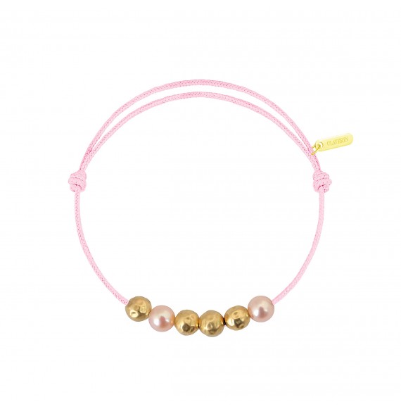 Météorites cordon baby rose