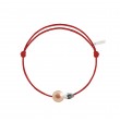 Pearly gold skull perle rose cordon rouge passion
