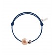 Baby flower perle rose cordon bleu marine