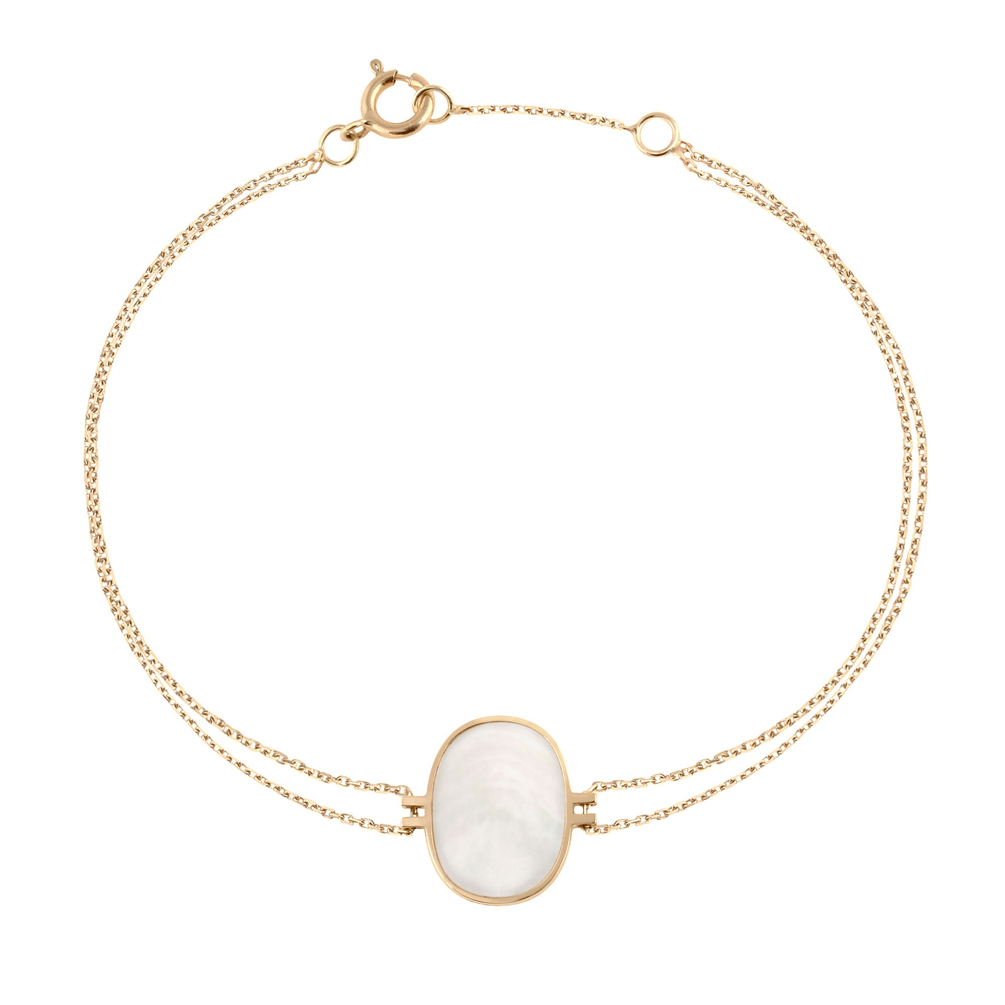 Bracelet en nacre blanche Clearance