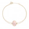 Bracelet Organic nacre rose