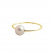 Bague Simply pearly perle blanche or jaune