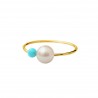 Bague Blue Rosary