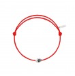 Gold Skull cordon rouge corail