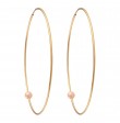 Pearly Hoop XL earrings
