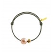 Baby flower perle rose cordon kaki