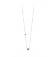 Pendentif perle rose et diamond star