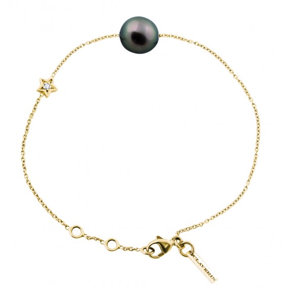 Diamond Star Bracelet (Black Pearl)