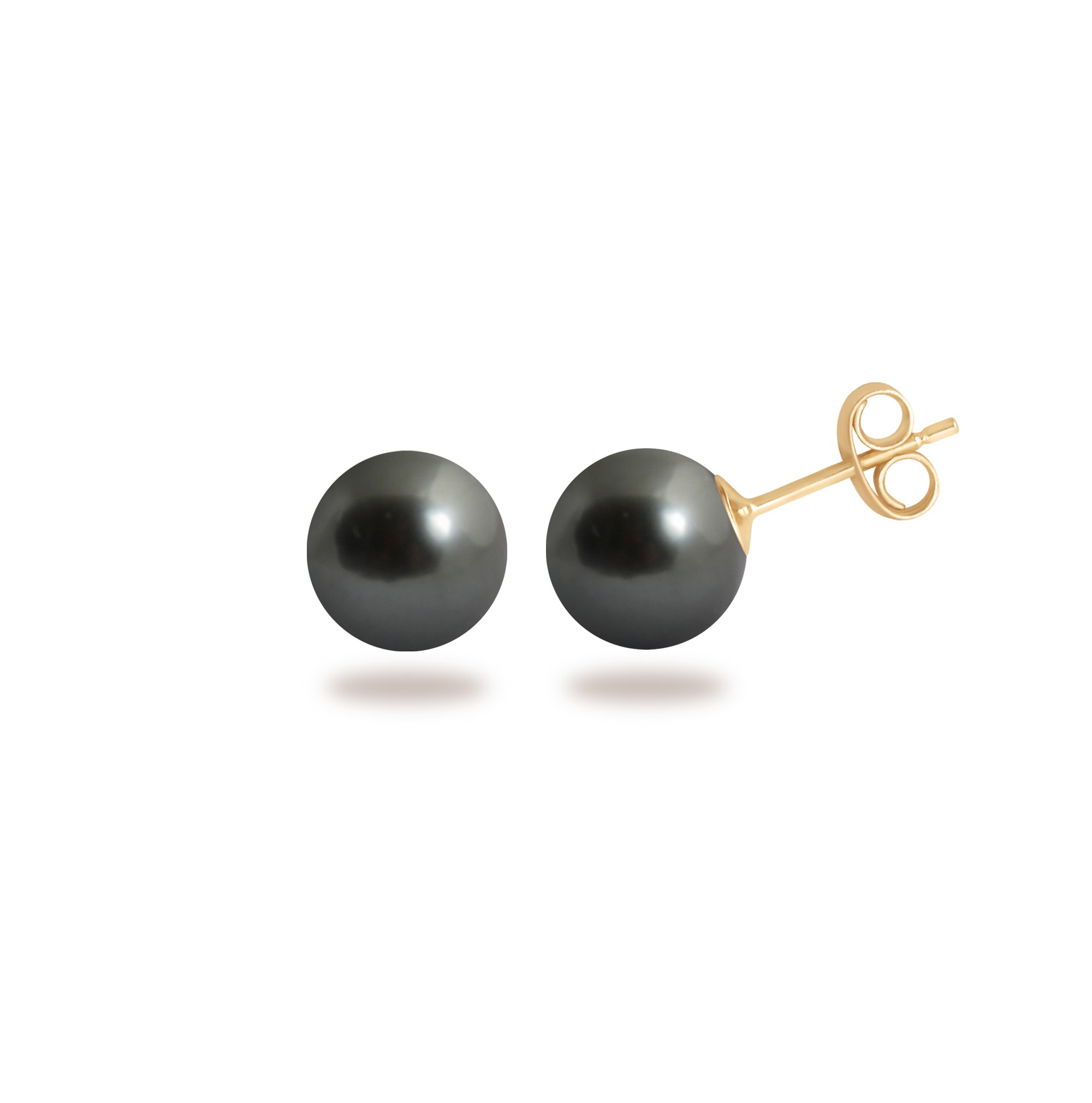Puces 7/9 mm perles noires - Claverin