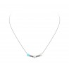 Blue Bamboo necklace