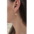 Bouquet of pearls earring