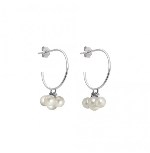 Bouquet of pearls earring