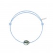 Bracelet Raw cordon baby blue