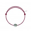 Bracelet Raw cordon bordeaux