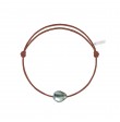 Bracelet Raw cordon chocolat