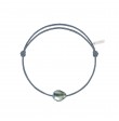 Bracelet Raw cordon gris cendré