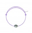 Bracelet Raw cordon lavande