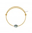 Bracelet Raw cordon moutarde