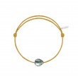 Bracelet Raw cordon moutarde