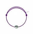 Bracelet Raw cordon prune