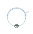 Bracelet Raw cordon baby blue