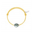 Bracelet Raw cordon moutarde