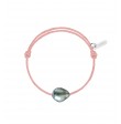 Bracelet Raw cordon rose poudré