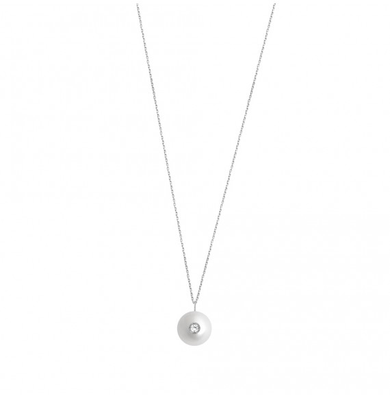 Diamond Target Necklace