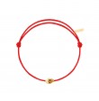 Gold Skull cordon rouge corail