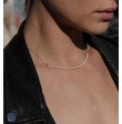 Mini rock my pearls or jaune perles blanches