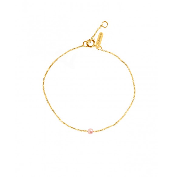 Bracelet Simply mini perle rose or jaune